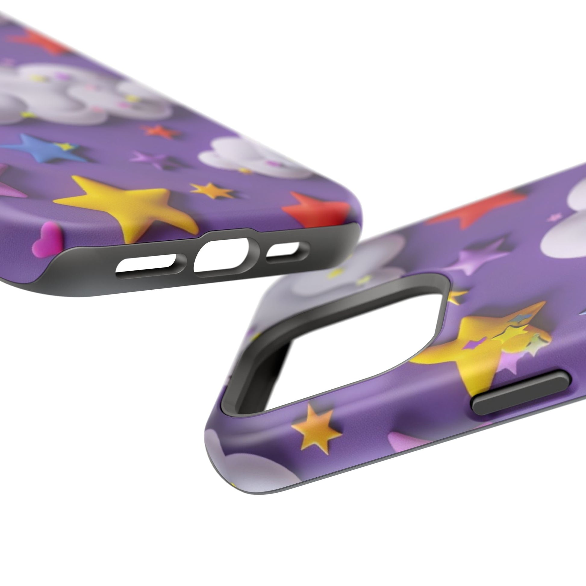 Colorful Cloud & Star Phone Case - DS Artwork N Design