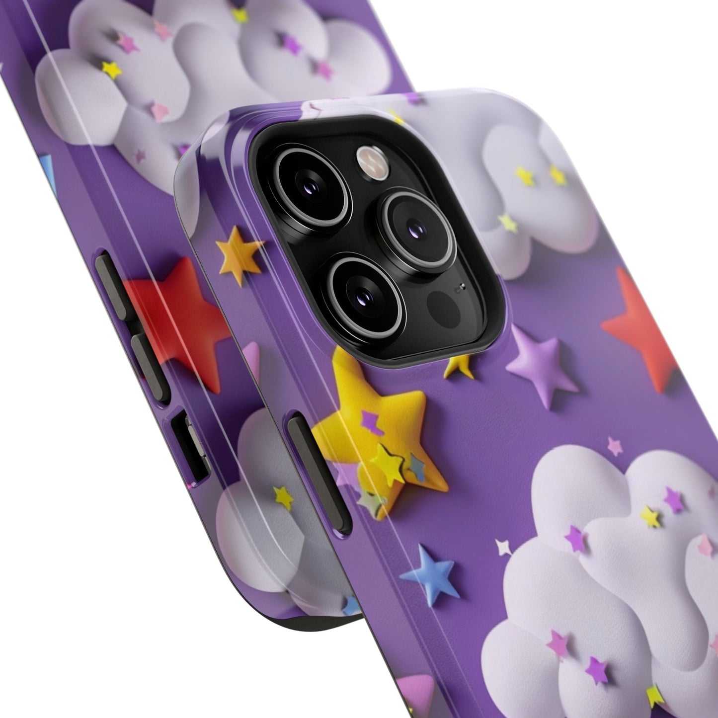 Colorful Cloud & Star Phone Case - DS Artwork N Design