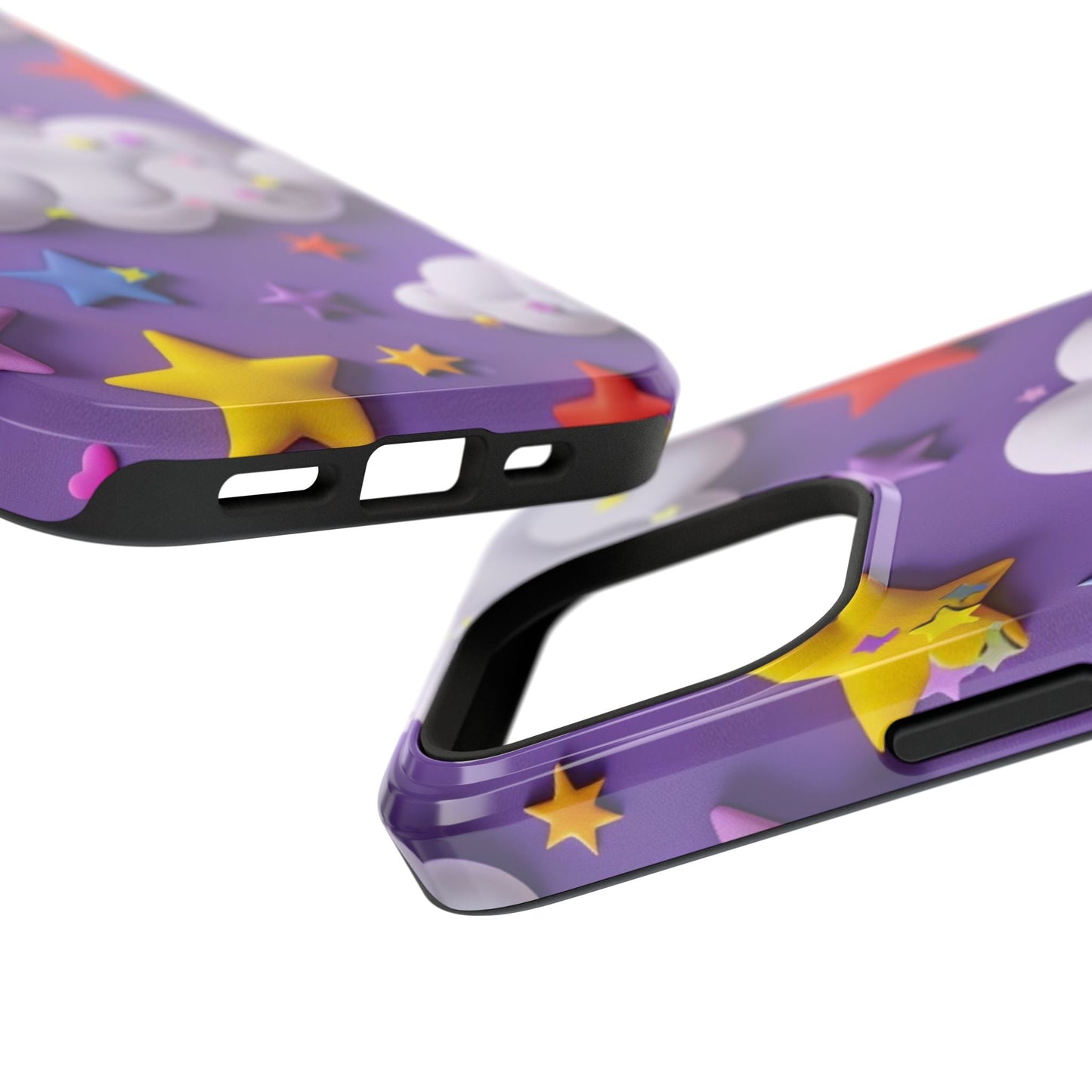 Colorful Cloud & Star Phone Case - DS Artwork N Design