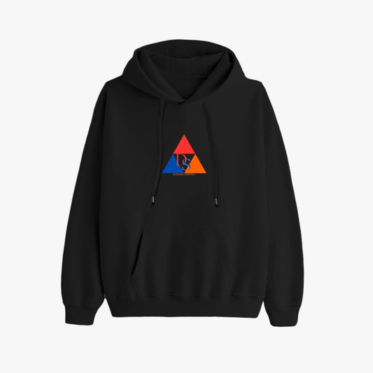 Fleece Hoodie - DS Tri - Logo OBR - DS Artwork N Design