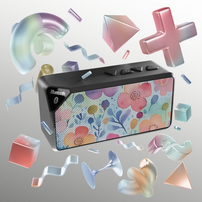Floral Portable Bluetooth Speaker – Perfect for Music Lovers - DS Artwork N Design
