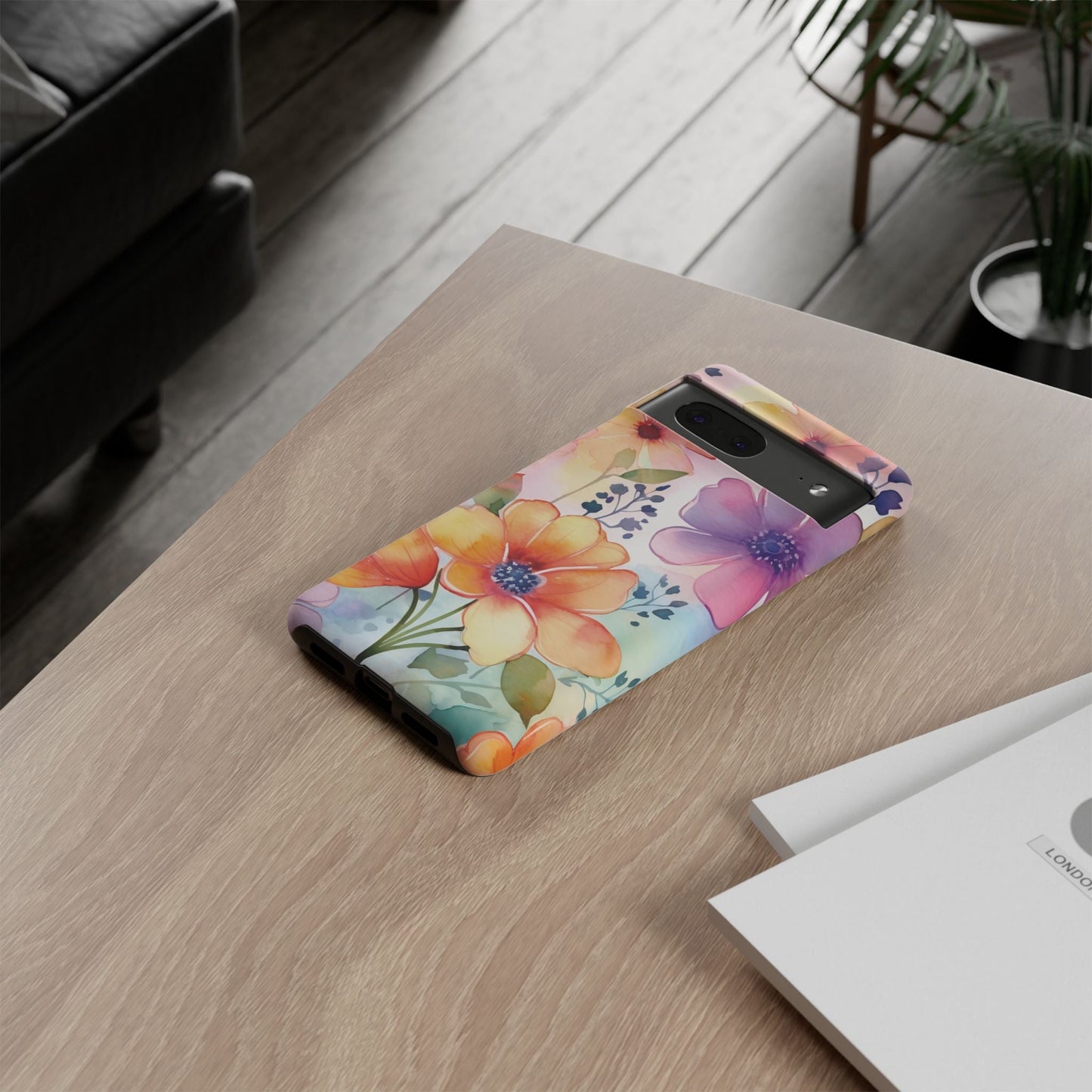 Floral Tough Case for Google Pixel - theme 1 - DS Artwork N Design