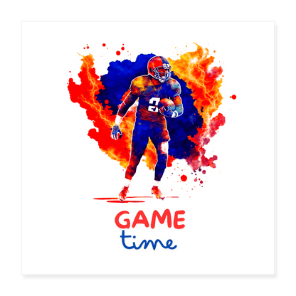 Game Time - Poster 16x16 - DS Artwork N Design