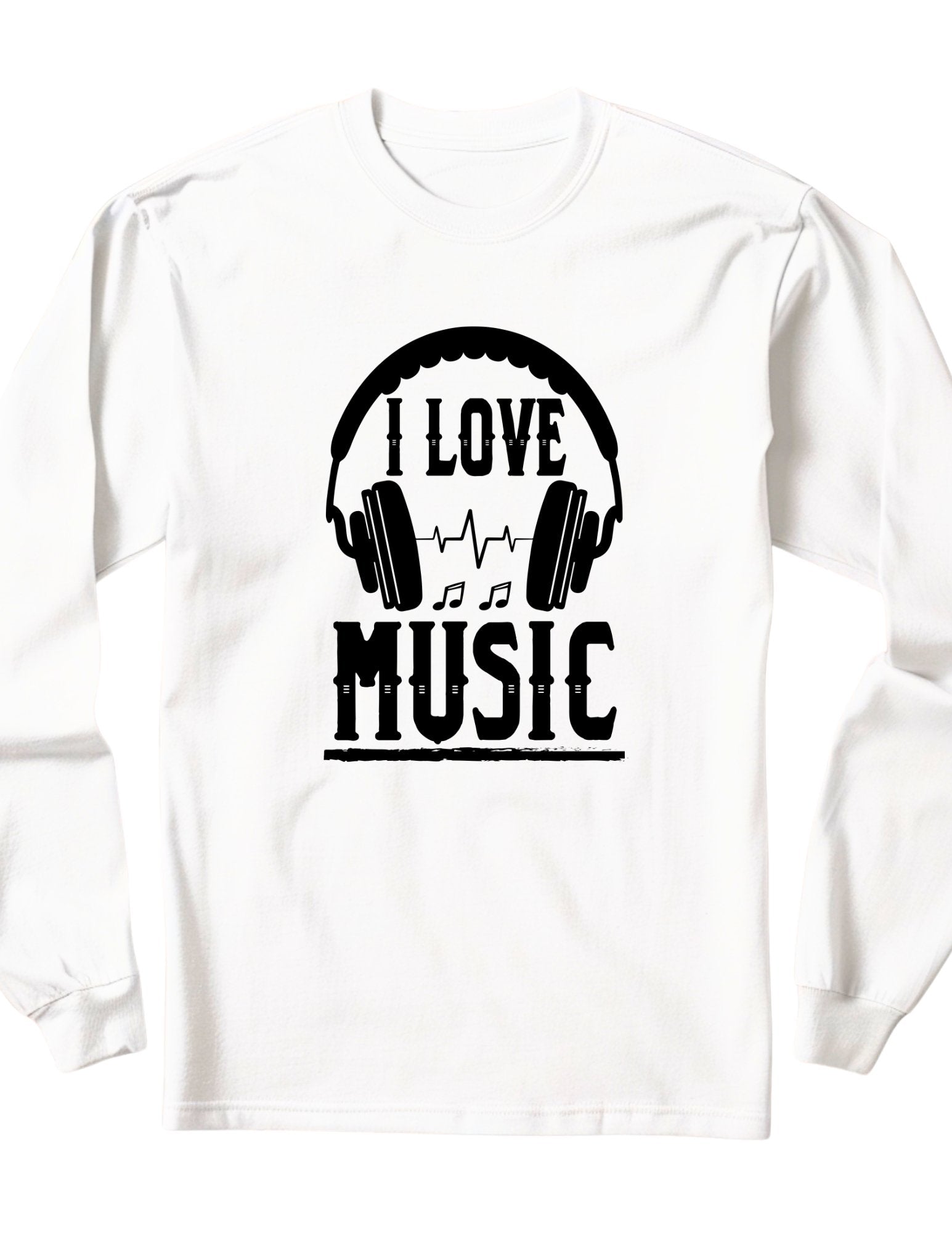 I love music T-shirt - DS Artwork N Design