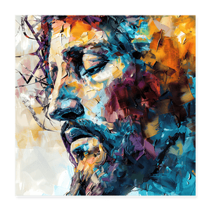 Jesus on the cross - Poster 16x16 - DS Artwork N Design