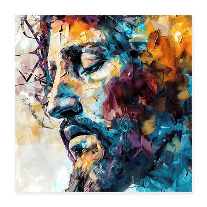 Jesus on the cross - Poster 16x16 - DS Artwork N Design