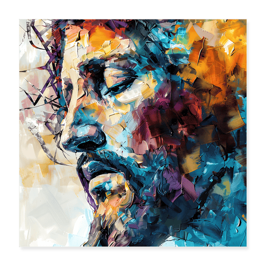 Jesus on the cross - Poster 16x16 - DS Artwork N Design