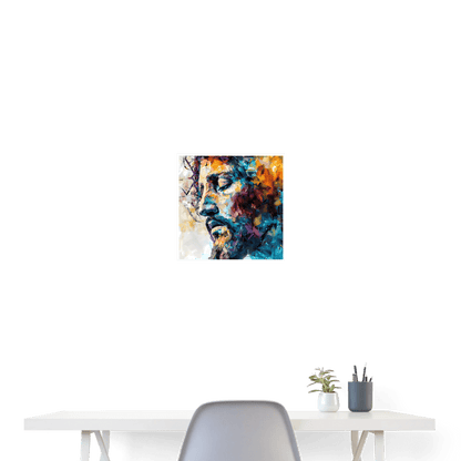 Jesus on the cross - Poster 16x16 - DS Artwork N Design