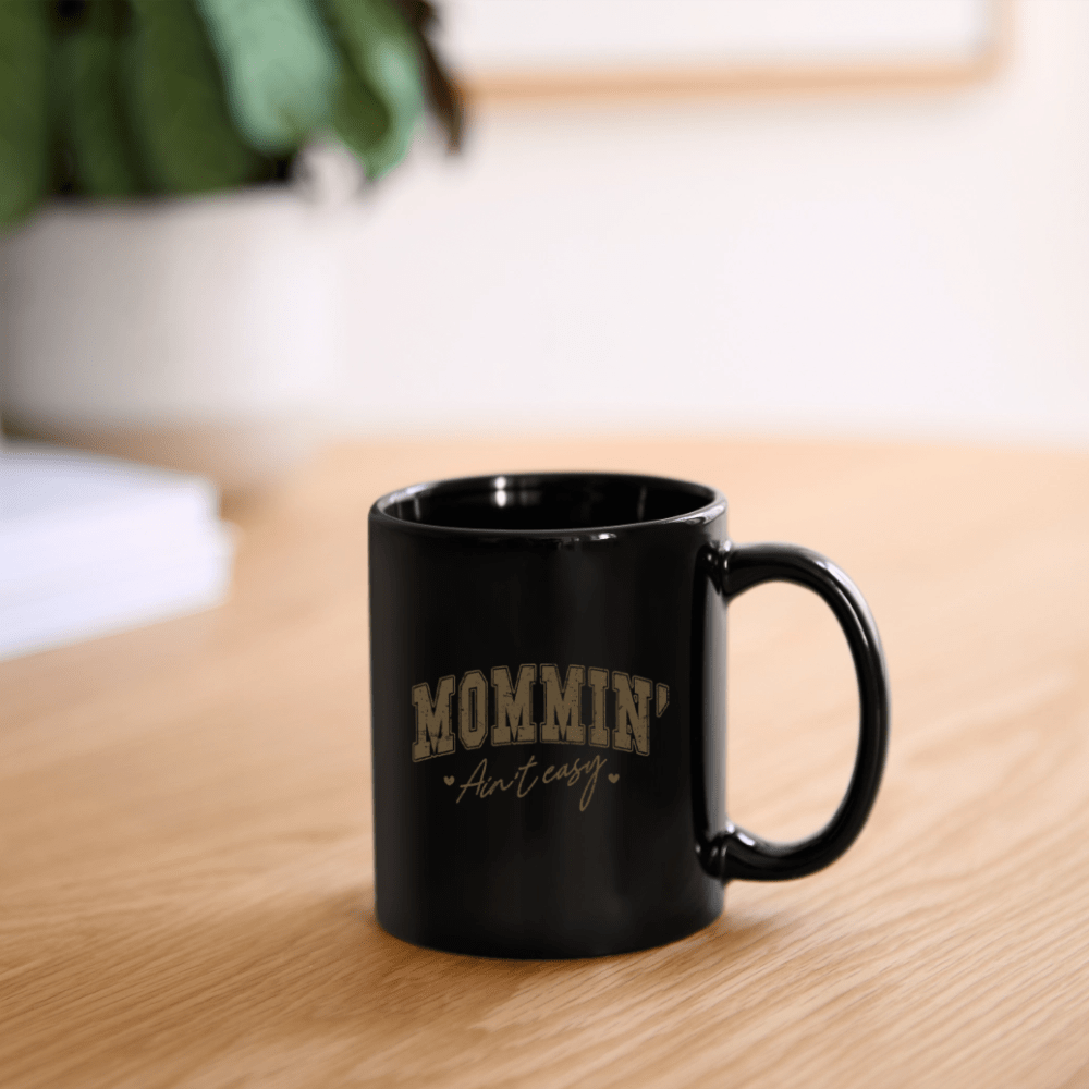 Mom Life - Black Coffee Cup - DS Artwork N Design