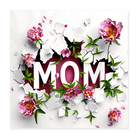 Mom - Poster 16x16 - DS Artwork N Design
