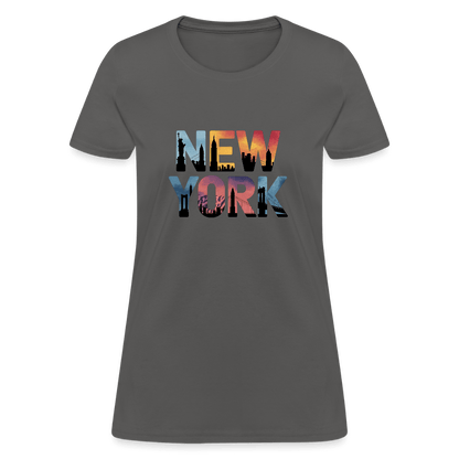 New York Color background - Women's T-Shirt - DS Artwork N Design