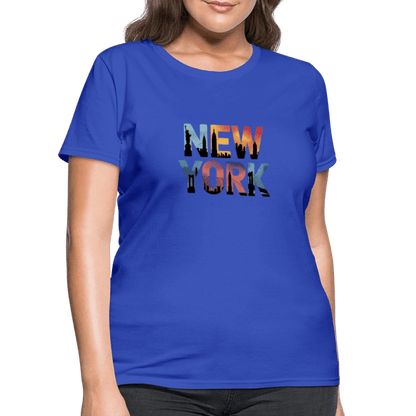 New York Color background - Women's T-Shirt - DS Artwork N Design