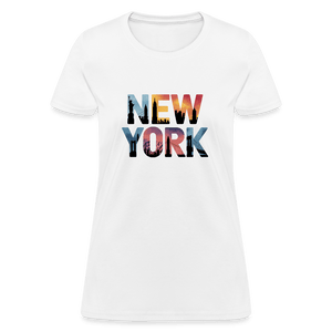 New York Color background - Women's T-Shirt - DS Artwork N Design