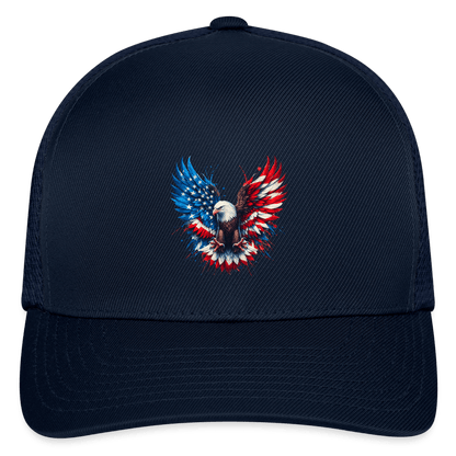 Patriot Eagle - Flexfit Fitted Baseball Cap - DS Artwork N Design