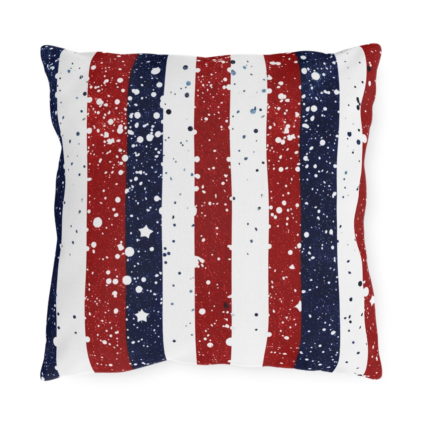 Patriotic Outdoor Pillows for Americana Decor - DS Artwork N Design