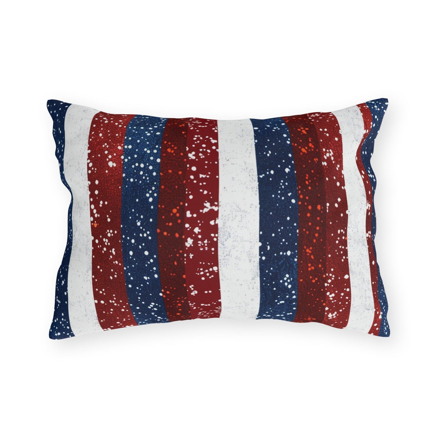 Patriotic Outdoor Pillows for Americana Decor - DS Artwork N Design