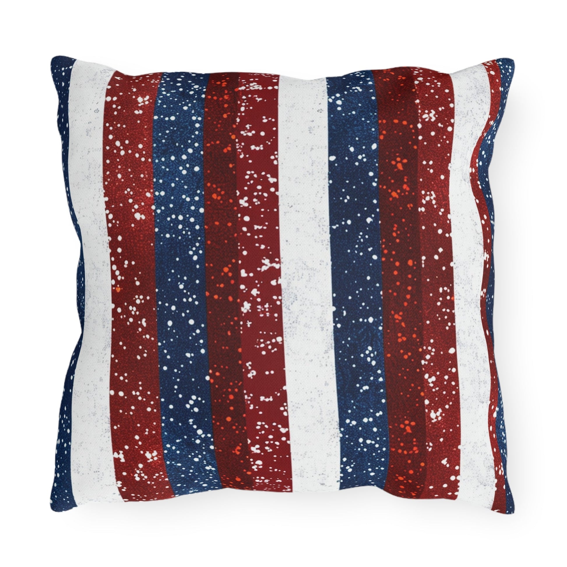 Patriotic Outdoor Pillows for Americana Decor - DS Artwork N Design