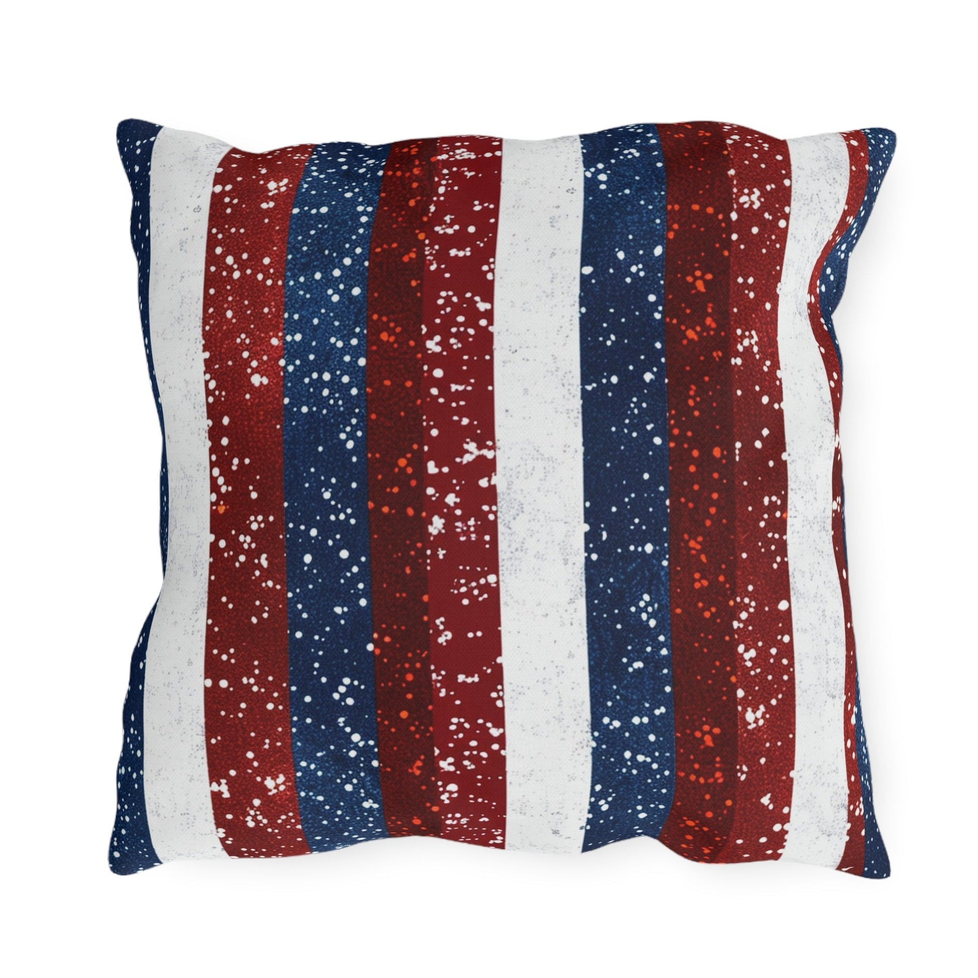 Patriotic Outdoor Pillows for Americana Decor - DS Artwork N Design
