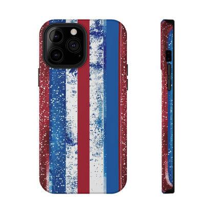 Patriotic Stripes Impact - Resistant Phone Case - DS Artwork N Design
