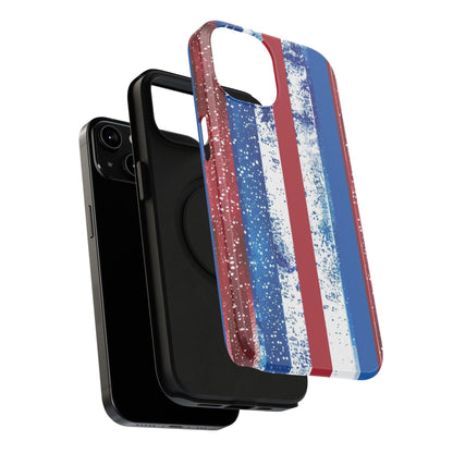 Patriotic Stripes Impact - Resistant Phone Case - DS Artwork N Design
