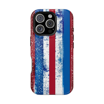 Patriotic Stripes Impact - Resistant Phone Case - DS Artwork N Design