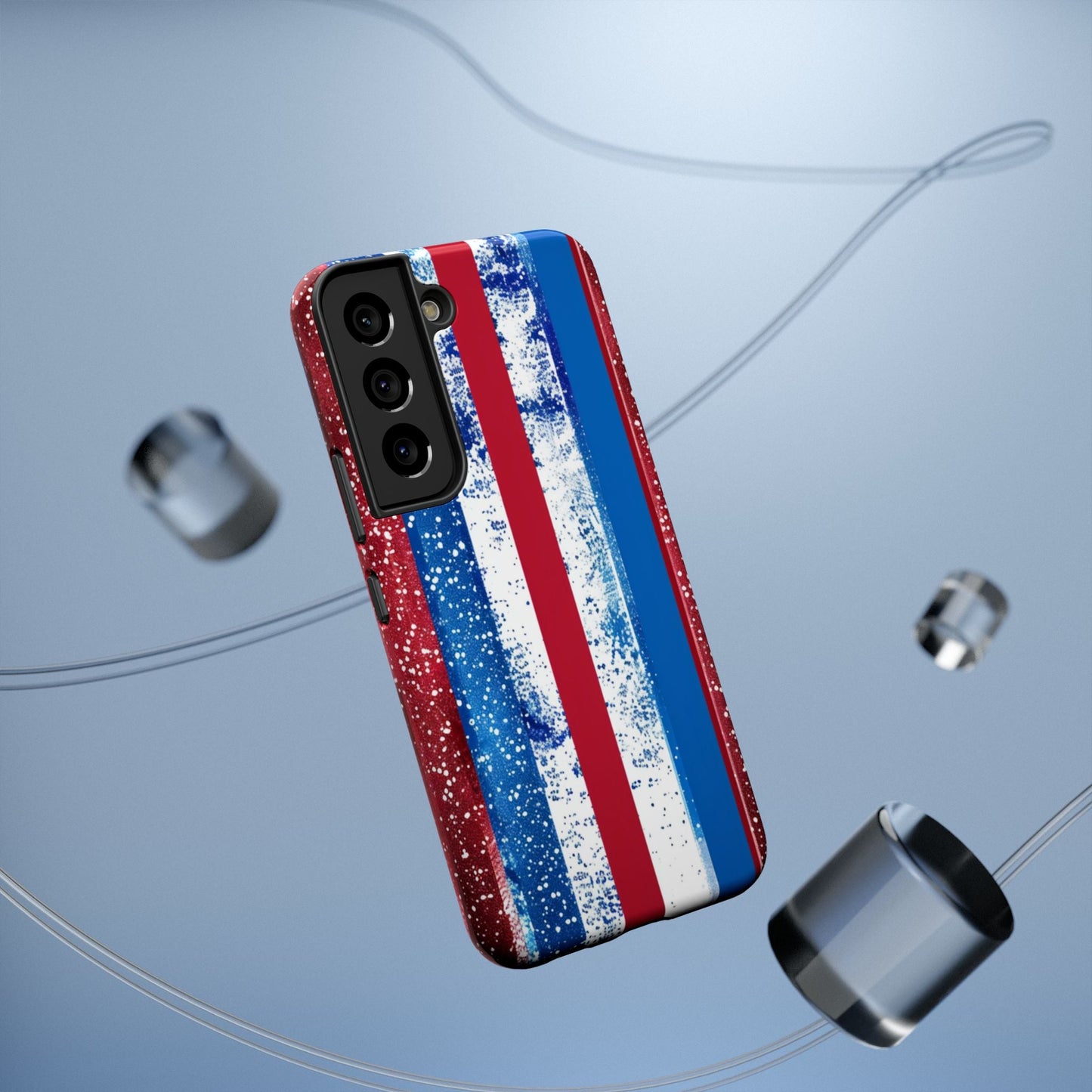 Patriotic Stripes Impact - Resistant Phone Case - DS Artwork N Design