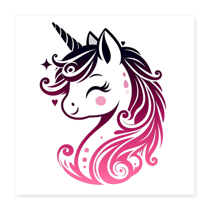 Pretty Unicorn - Poster 16x16 - DS Artwork N Design