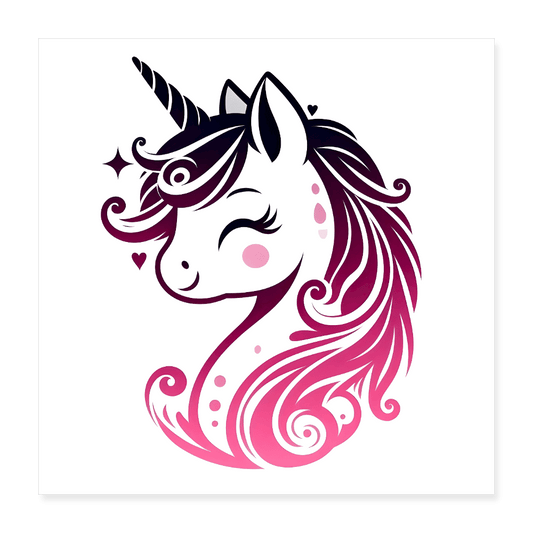 Pretty Unicorn - Poster 16x16 - DS Artwork N Design