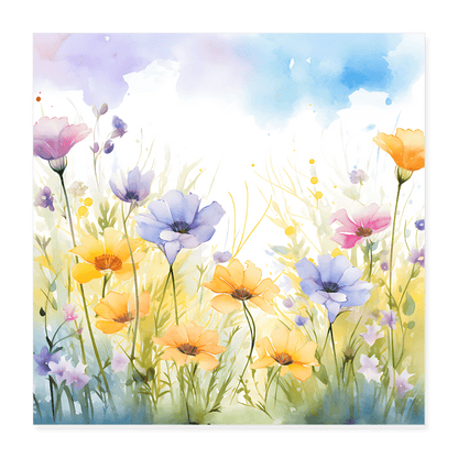 Spring Flowers - Poster 16x16 - DS Artwork N Design