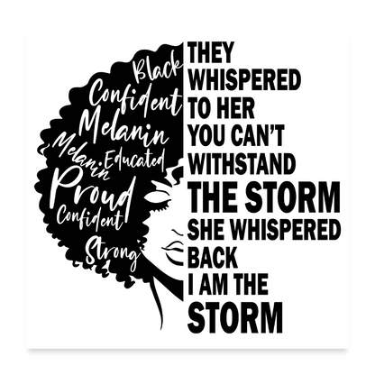 Strong Black Woman - Poster 24x24 - DS Artwork N Design