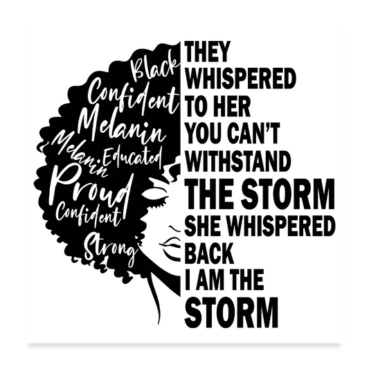 Strong Black Woman - Poster 24x24 - DS Artwork N Design