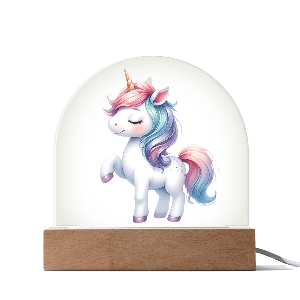Unicorn Acrylic light - with LED Light - DS Artwork N Design