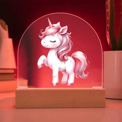 Unicorn Acrylic light - with LED Light - DS Artwork N Design