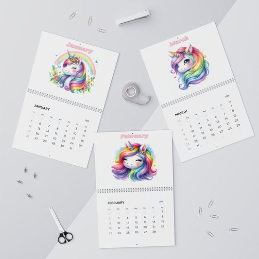 Unicorn Calendar - 2025 - DS Artwork N Design