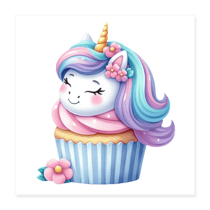 Unicorn Cupcake - Poster 16x16 - DS Artwork N Design