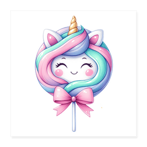 Unicorn Lollipop - Poster 16x16 - DS Artwork N Design